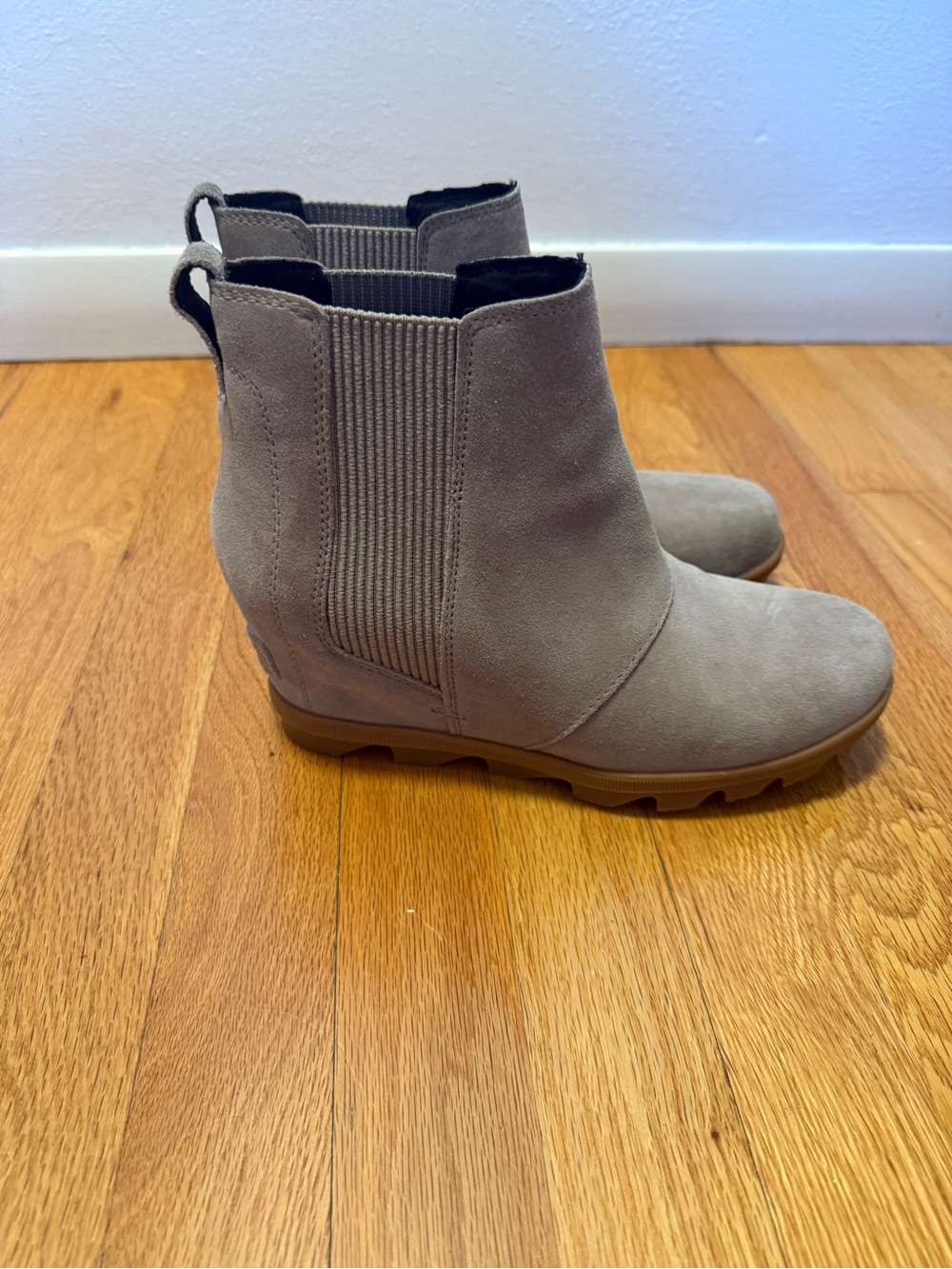 Sorel Taupe Chelsea Ankle Booties